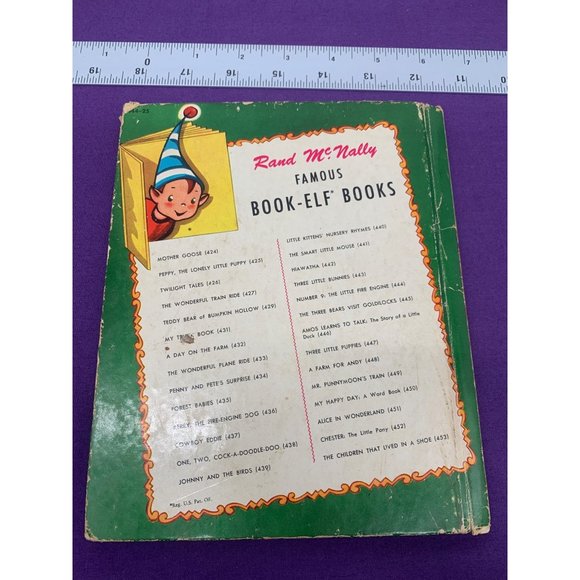 Number Nine The Little Fire Engine 1050 A Rand McNally Book Elf Book FAIR - Picture 9 of 10